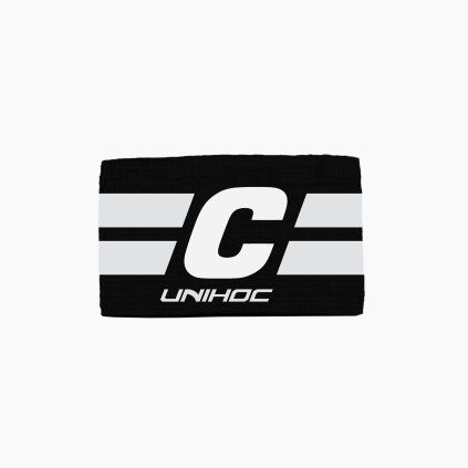 24227 Unihoc Captain Badge Black White