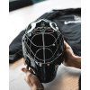 12560 Maska Unihoc Alpha Prime Evolab Black Silver detail1